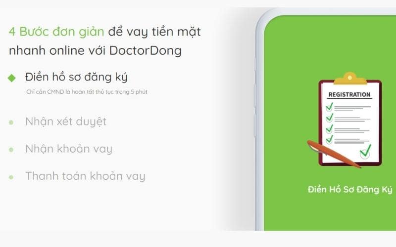 Hướng dẫn vay doctor đồng