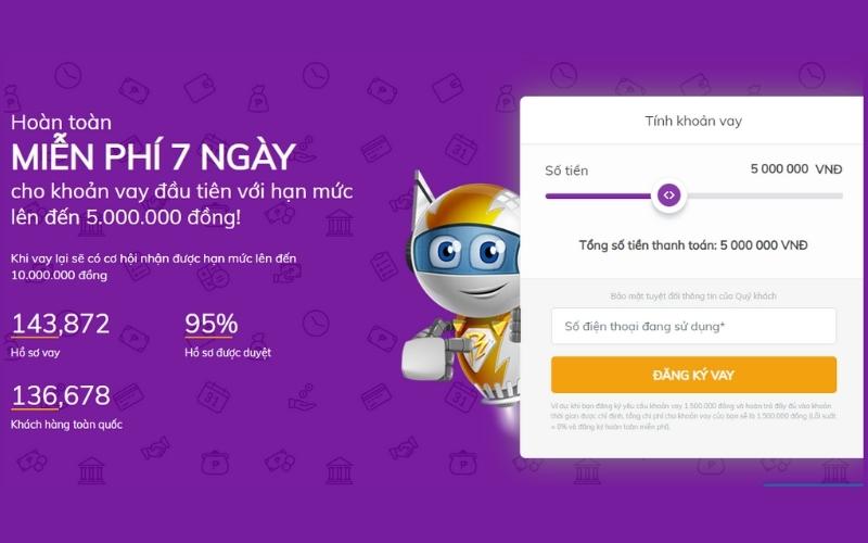 Hạn mức và kỳ hạn vay app vay tiền robocash